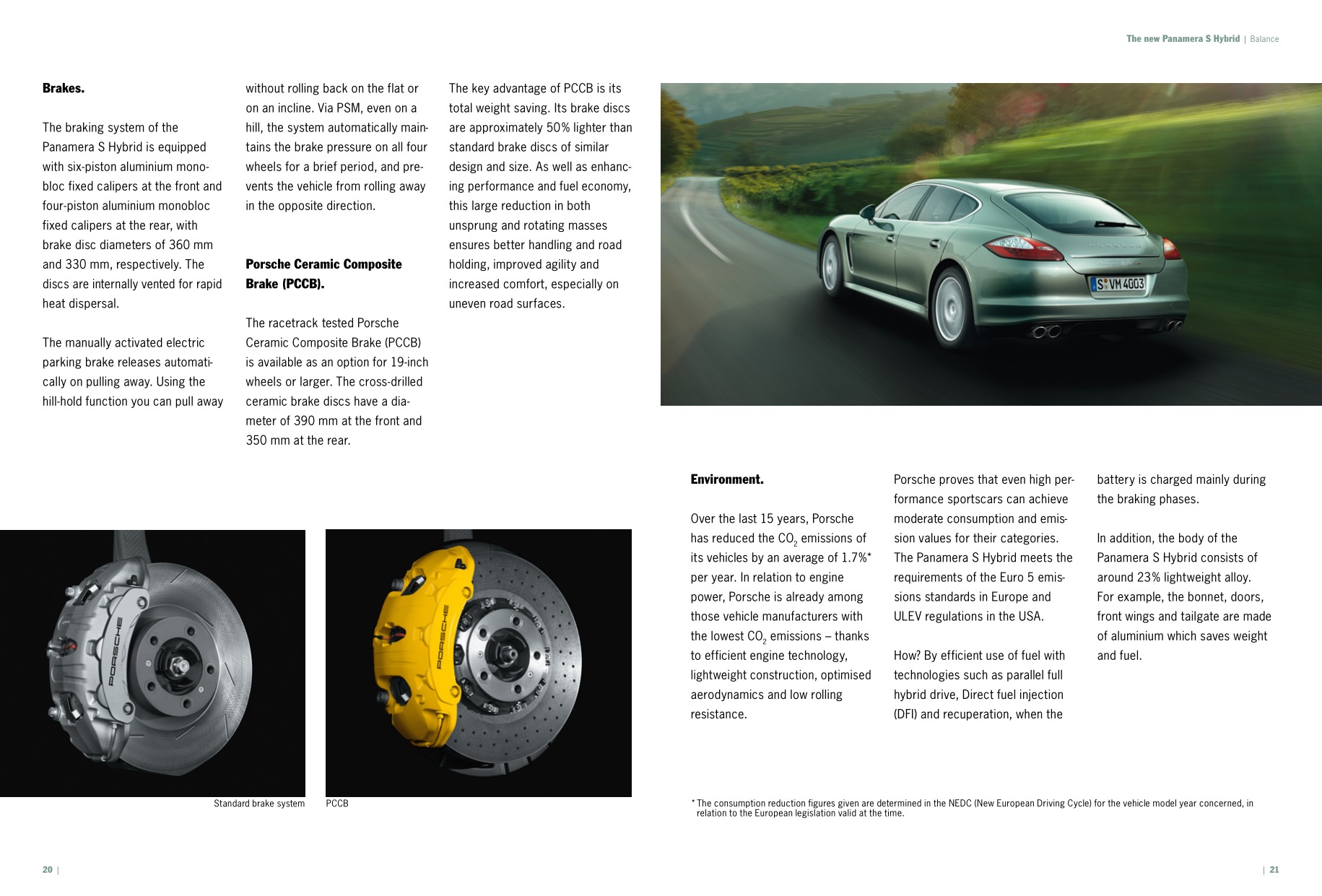 2011 Porsche Panamera Brochure Page 6
